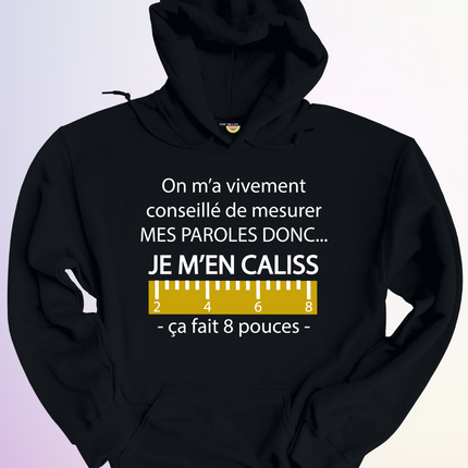 HOODIE / MESURER MES PAROLES