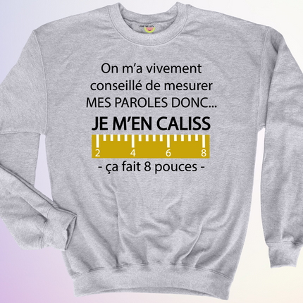 CREWNECK / MESURER MES PAROLES