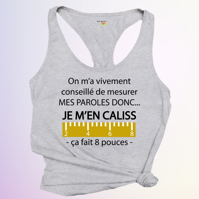 CAMISOLE / MESURER MES PAROLES
