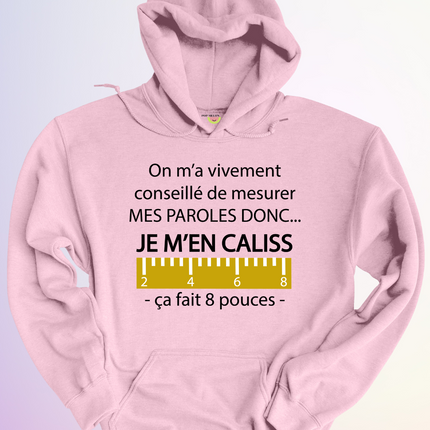HOODIE / MESURER MES PAROLES