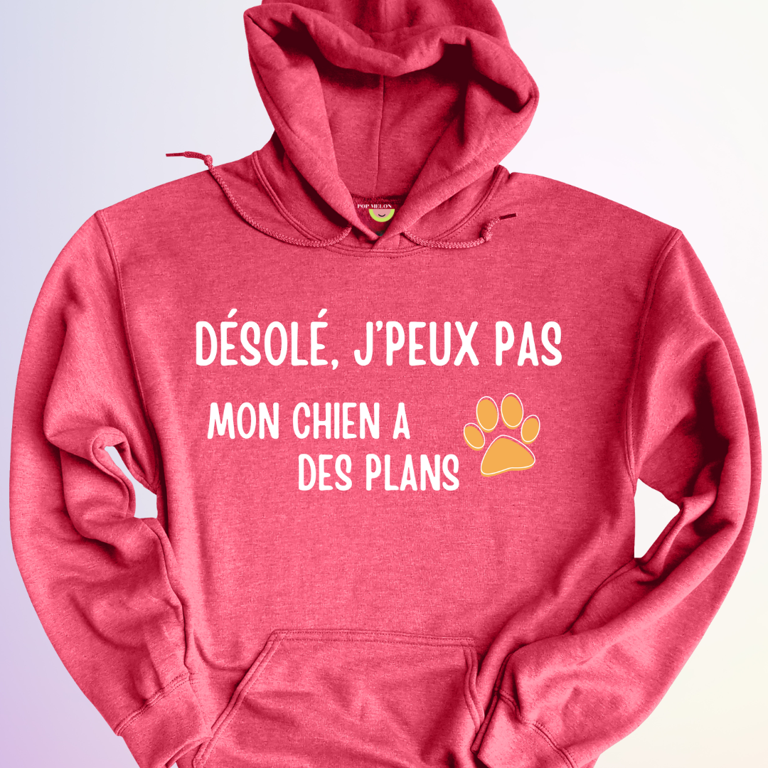 HOODIE / MON CHIEN A DES PLANS