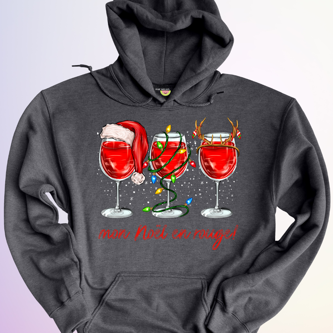 HOODIE / MON NOEL EN ROUGE