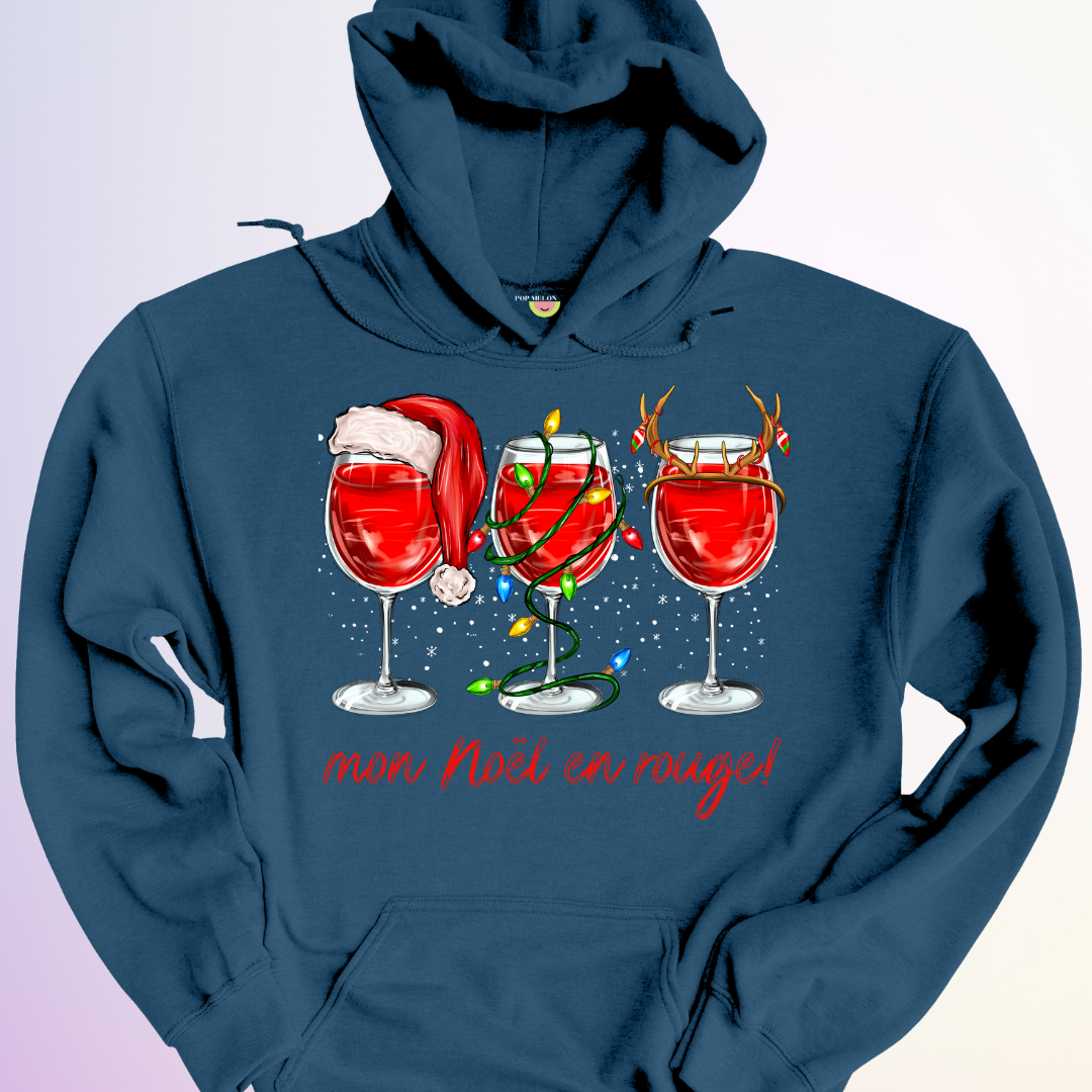 HOODIE / MON NOEL EN ROUGE