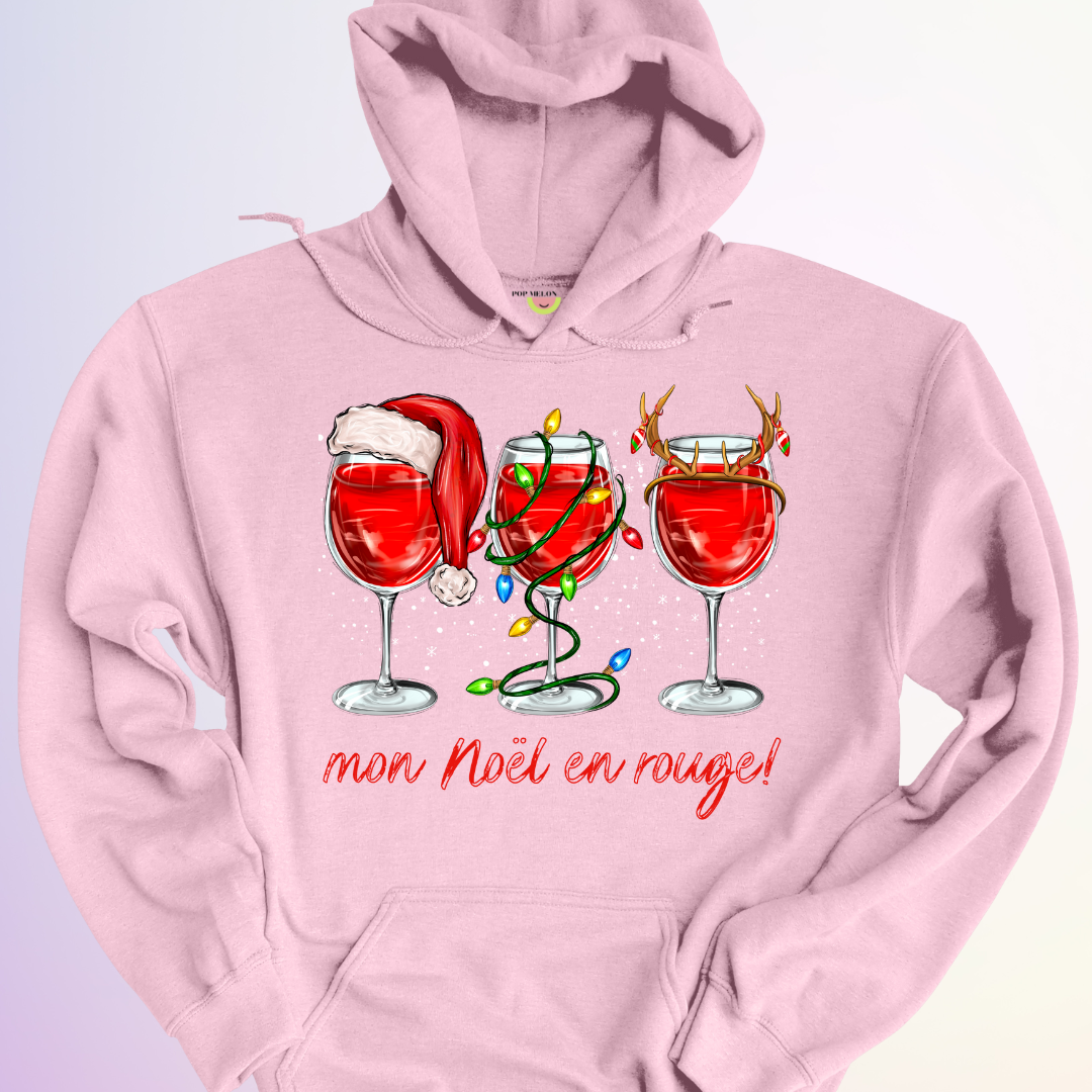 HOODIE / MON NOEL EN ROUGE