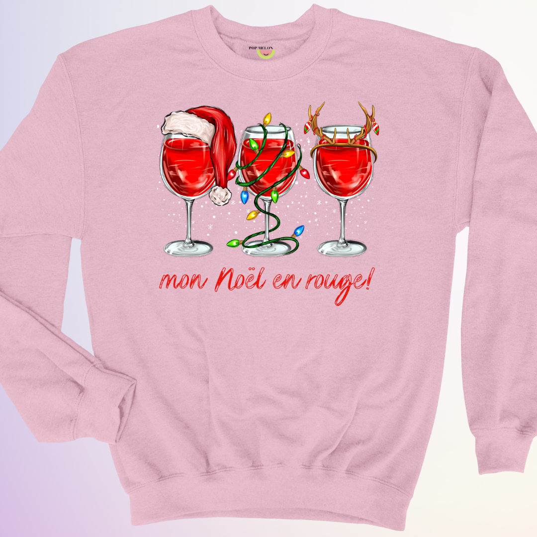 CREWNECK / MON NOEL EN ROUGE