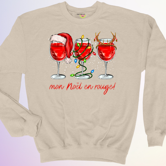 CREWNECK / MON NOEL EN ROUGE