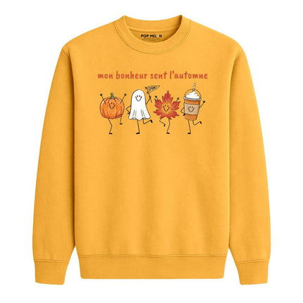 CREWNECK / MON BONHEUR SENT LAUTOMNE