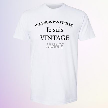 T-SHIRT / NUANCE VINTAGE