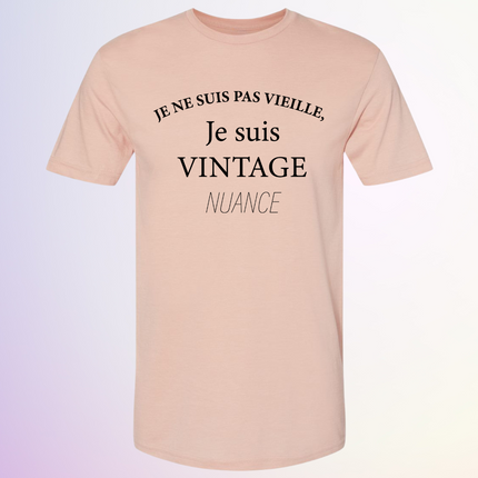 T-SHIRT / NUANCE VINTAGE