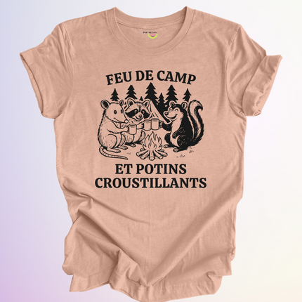 T-SHIRT / POTINS CROUSTILLANTS