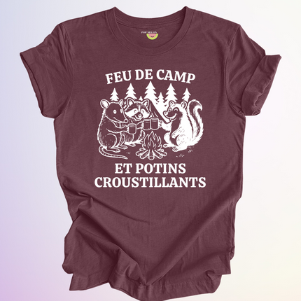 T-SHIRT / POTINS CROUSTILLANTS