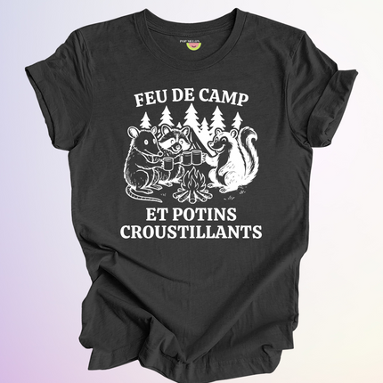 T-SHIRT / POTINS CROUSTILLANTS