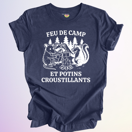 T-SHIRT / POTINS CROUSTILLANTS