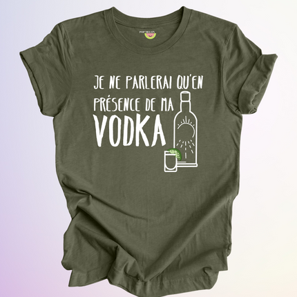 T-SHIRT / QUEN PRESENCE DE MA VODKA