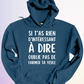 HOODIE / RIEN D'INTÉRESSANT À DIRE