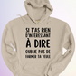 HOODIE / RIEN D'INTÉRESSANT À DIRE