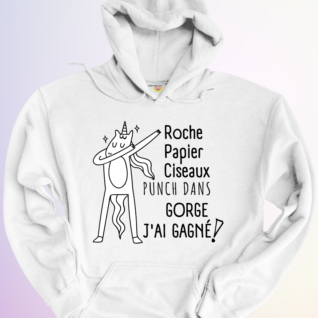 HOODIE / ROCHE PAPIER CISEAUX PUNCH