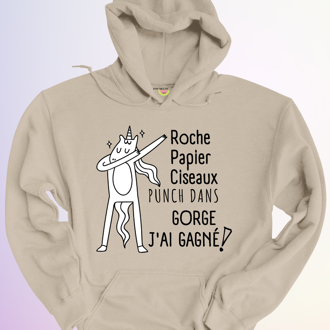 HOODIE / ROCHE PAPIER CISEAUX PUNCH