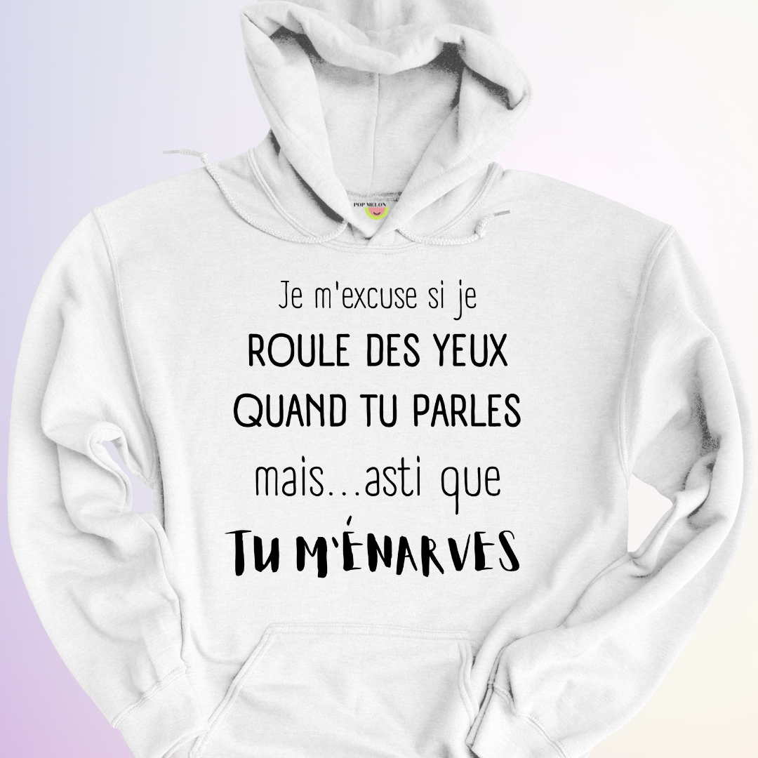 HOODIE / ROULE DES YEUX