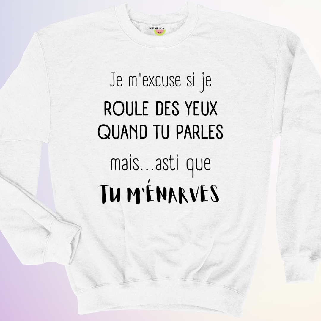 CREWNECK / ROULE DES YEUX