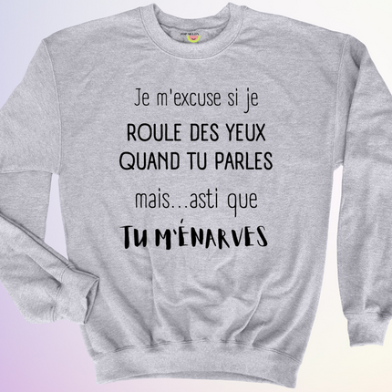 CREWNECK / ROULE DES YEUX