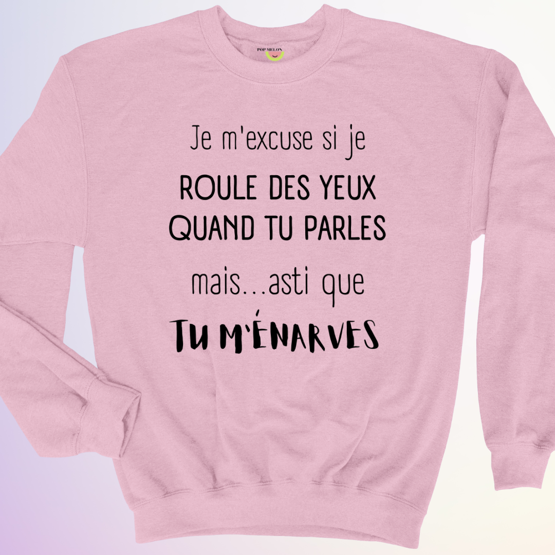 CREWNECK / ROULE DES YEUX