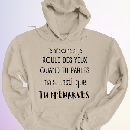 HOODIE / ROULE DES YEUX