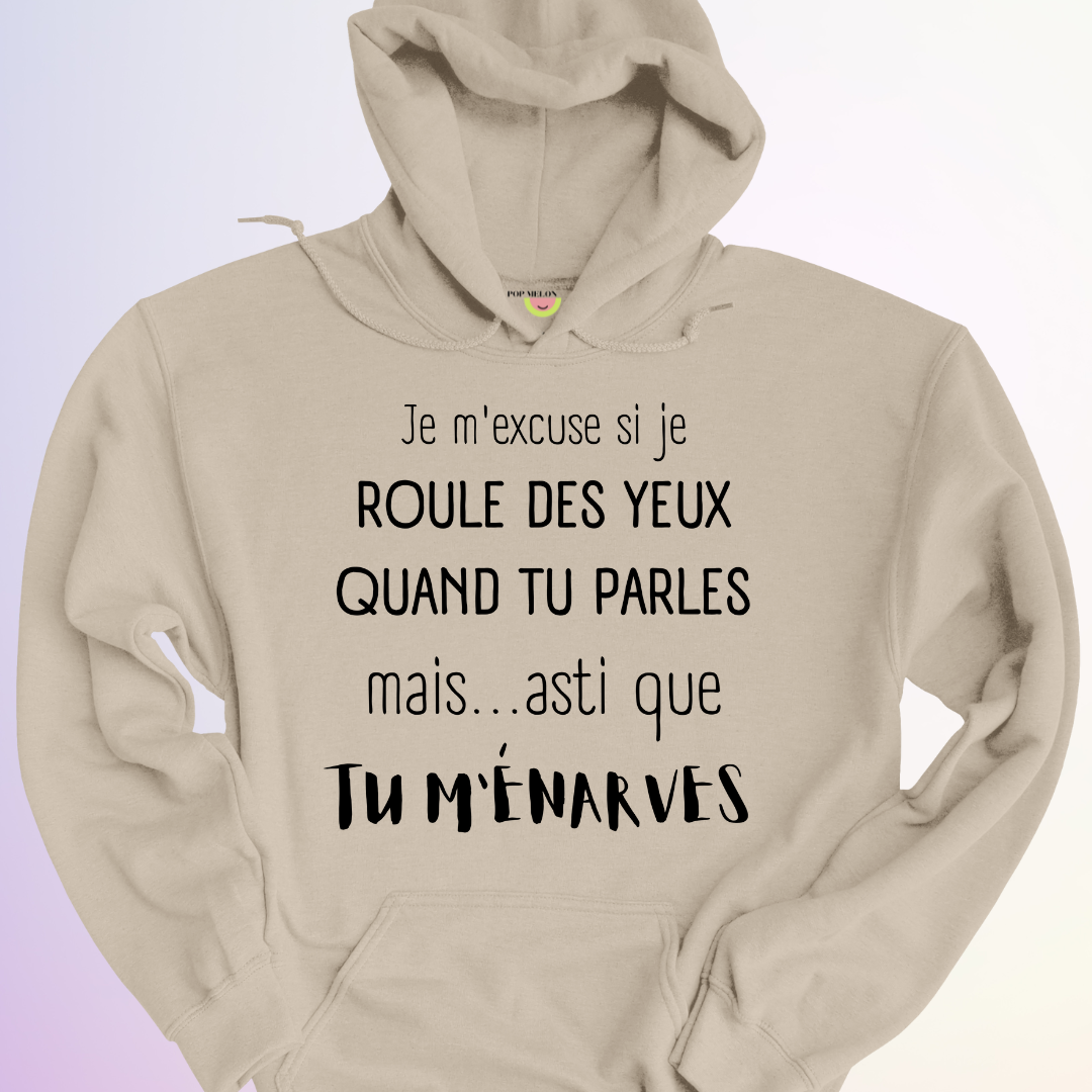 HOODIE / ROULE DES YEUX