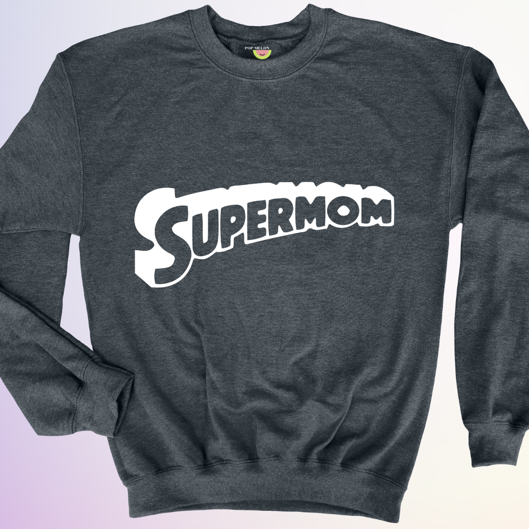 CREWNECK / SUPERMOM COURBE