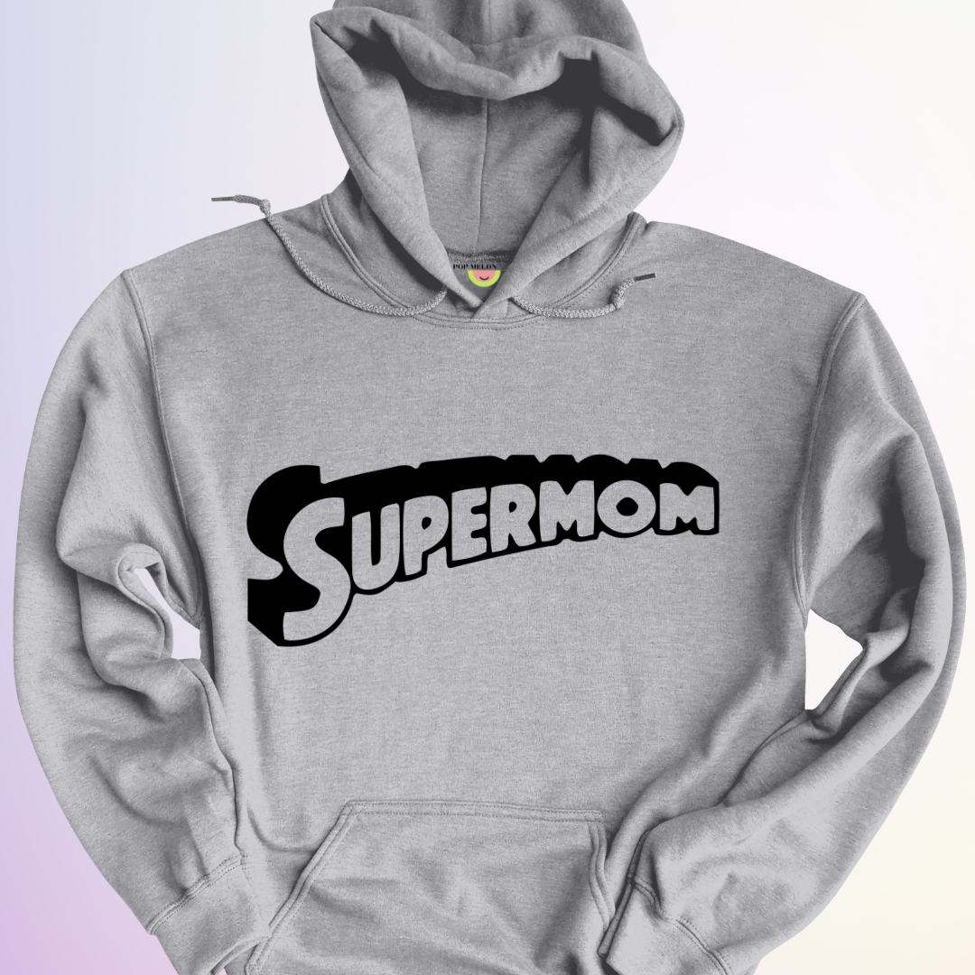 HOODIE / SUPERMOM COURBE