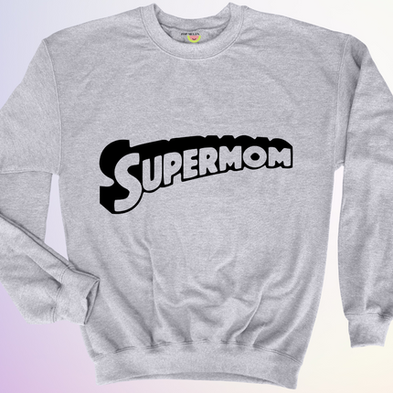 CREWNECK / SUPERMOM COURBE