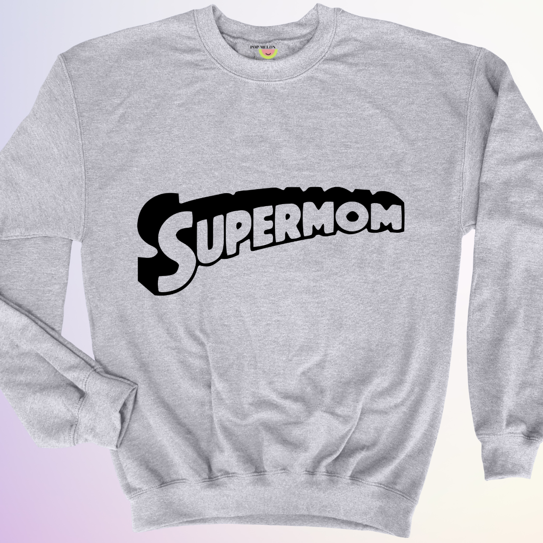 CREWNECK / SUPERMOM COURBE