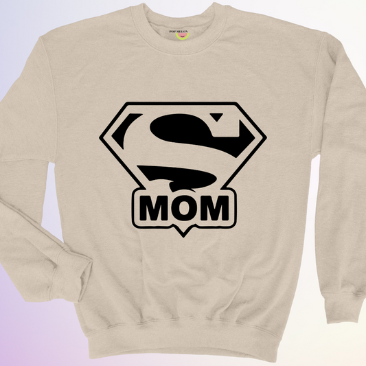 CREWNECK / SUPERMOM LOGO