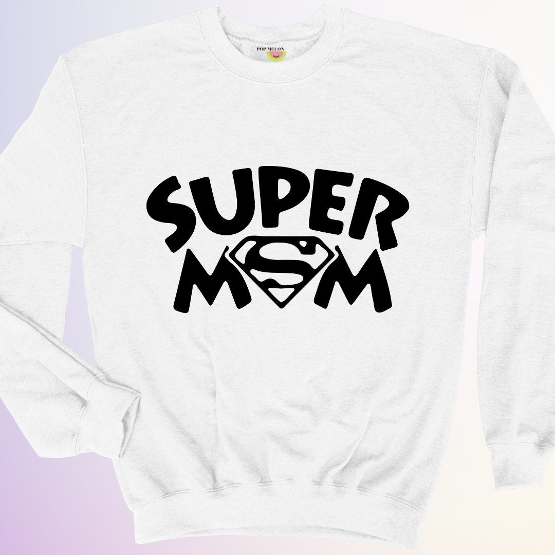 CREWNECK / SUPERMOM MINI LOGO