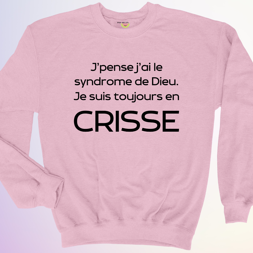 CREWNECK / SYNDROME DE DIEU