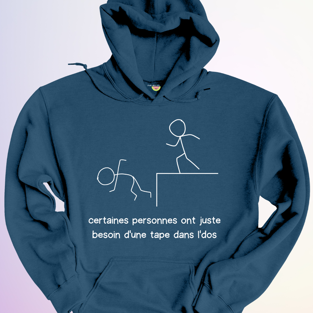 HOODIE / TAPE DANS L'DOS