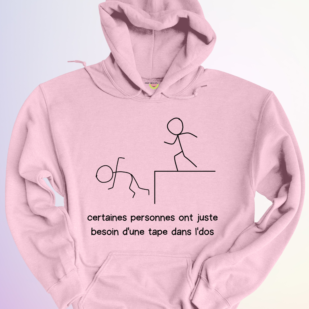 HOODIE / TAPE DANS L'DOS