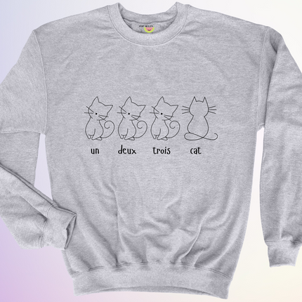 CREWNECK / UN DEUX TROIS CAT