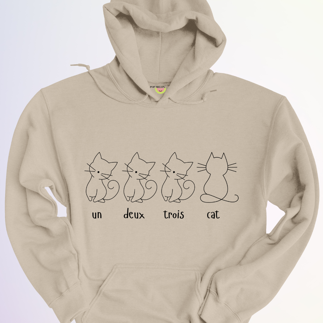 HOODIE / UN DEUX TROIS CAT