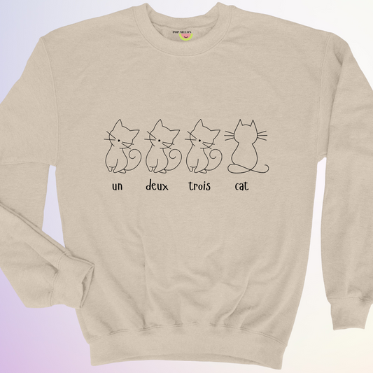 CREWNECK / UN DEUX TROIS CAT