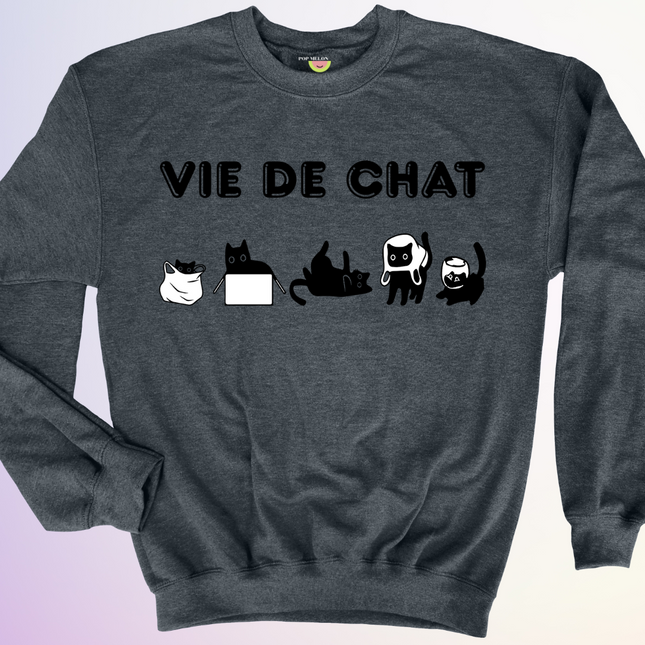 CREWNECK / VIE DE CHAT