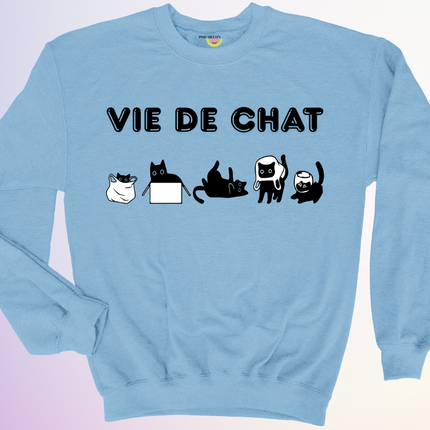 CREWNECK / VIE DE CHAT