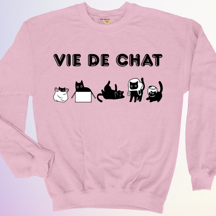 CREWNECK / VIE DE CHAT
