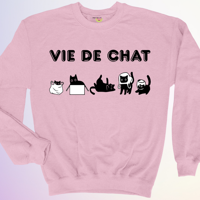 CREWNECK / VIE DE CHAT