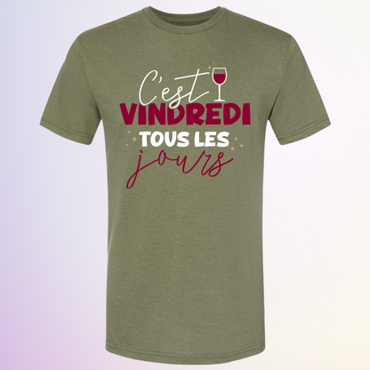 T-SHIRT / VINDREDI TOUS LES JOURS