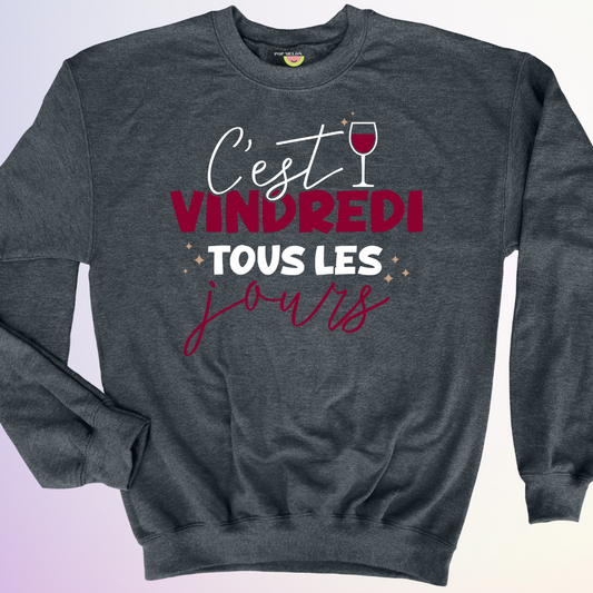 CREWNECK / VINDREDI TOUS LES JOURS