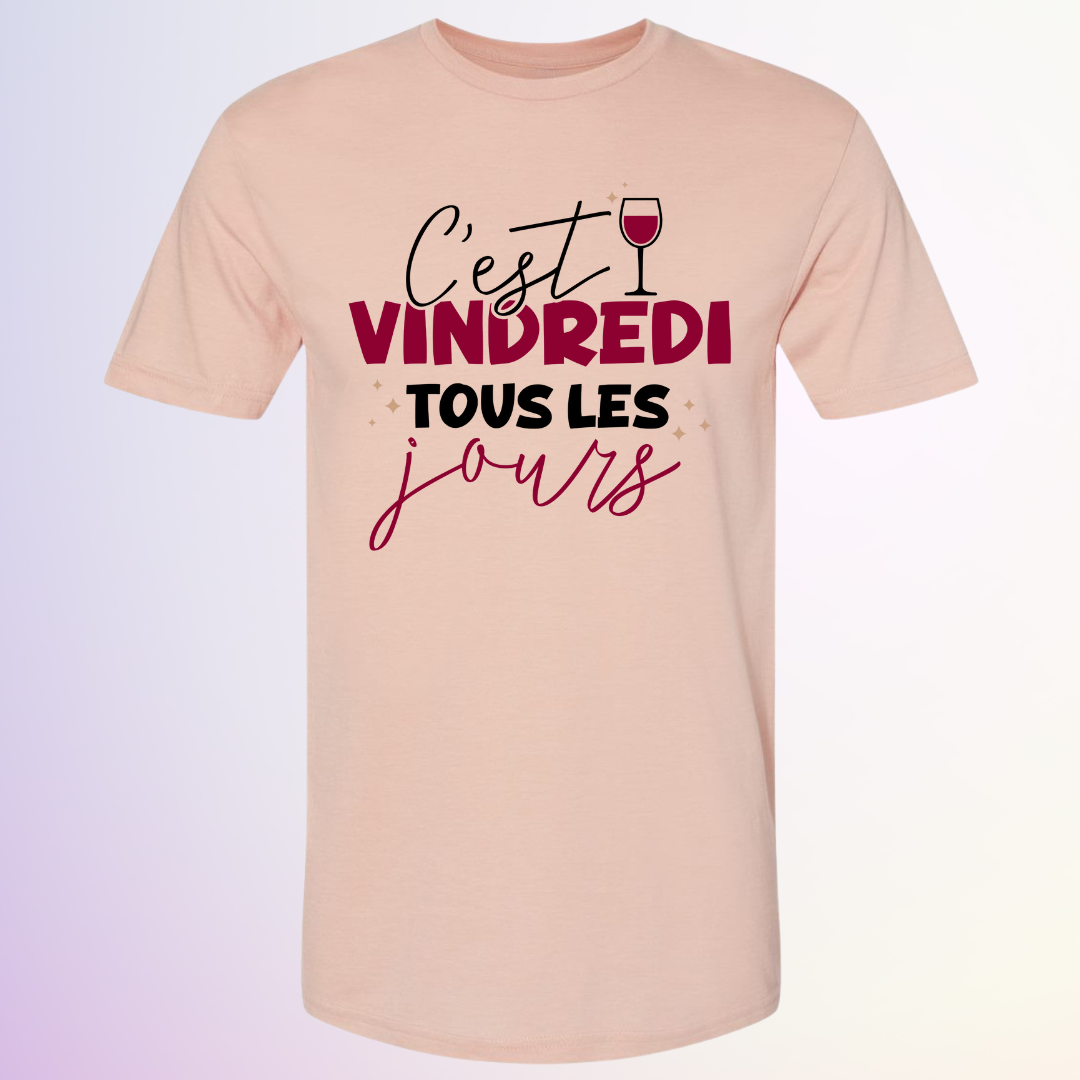 T-SHIRT / VINDREDI TOUS LES JOURS