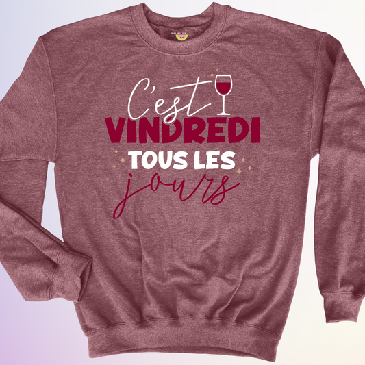 CREWNECK / VINDREDI TOUS LES JOURS