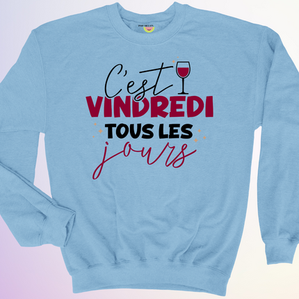 CREWNECK / VINDREDI TOUS LES JOURS