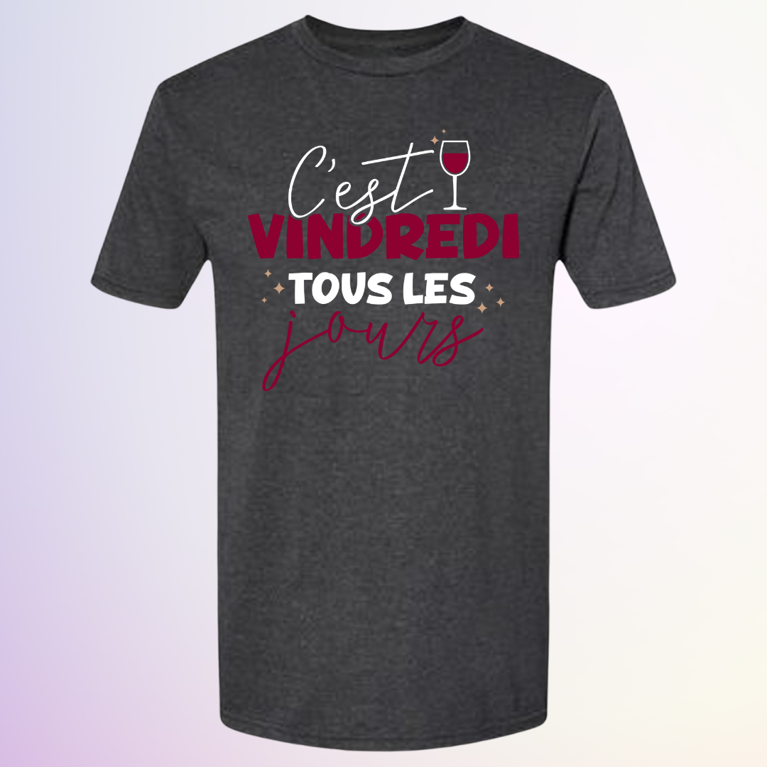 T-SHIRT / VINDREDI TOUS LES JOURS